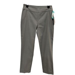Tribal Stitch Fix Womens Trousers Size 10 Gray Cuffed Straight Stretch NWT